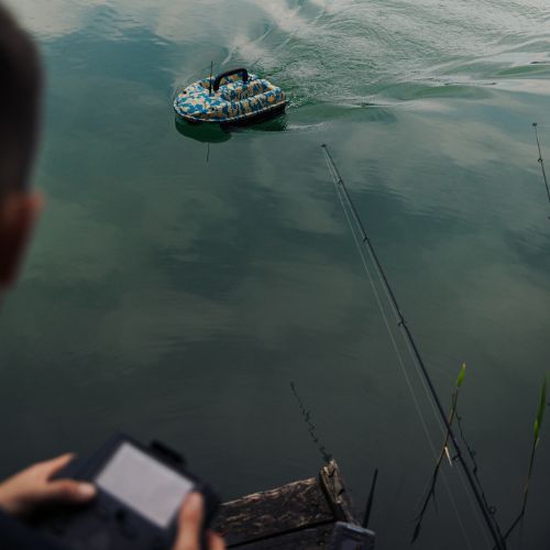 BearCreeks iPilot50 Camo лодка за стръв с GPS автопилот + ехолот BC202 camou IPILOT50.CAMOU