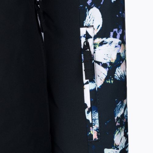 Детско яке за сноуборд ROXY Silverwinter 2021 true black black flowers