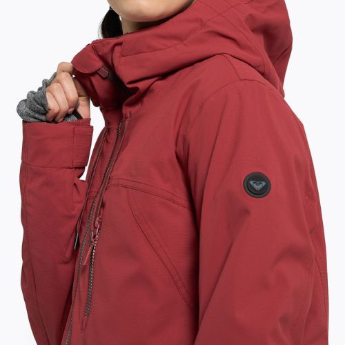 Дамско яке за сноуборд ROXY Stated Warmlink brick red