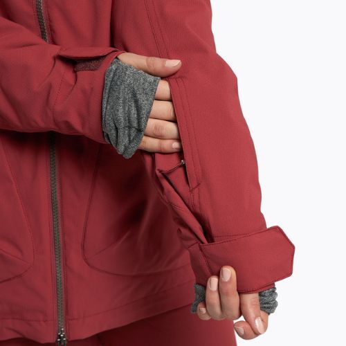 Дамско яке за сноуборд ROXY Stated Warmlink brick red