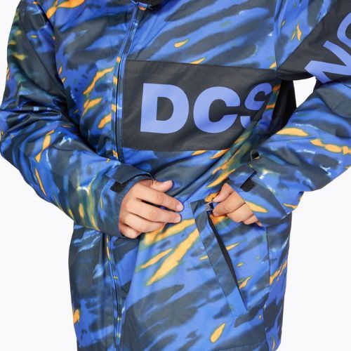 Мъжко яке за сноуборд DC Propaganda angled tie dye royal blue