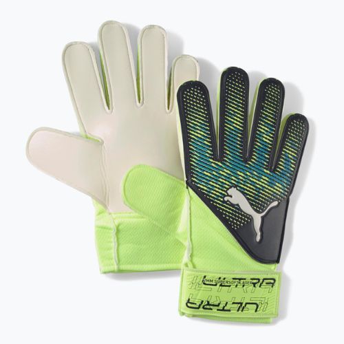 Puma Ultra Grip 4 RC вратарски ръкавици черно-зелени 04181701
