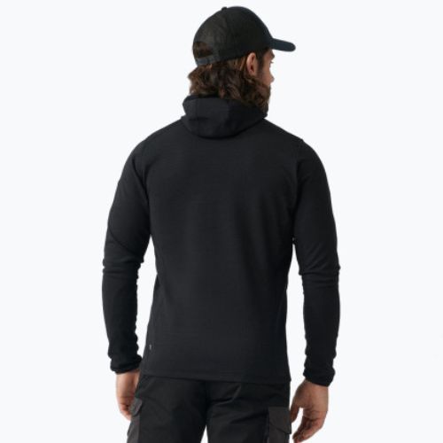 Мъжки суитшърт за трекинг Fjällräven Keb Fleece Hoodie black F81878