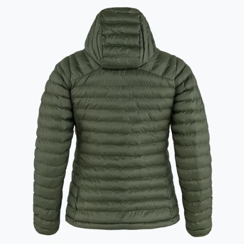 Fjällräven дамско пухено яке Expedition Latt Hoodie green F86120