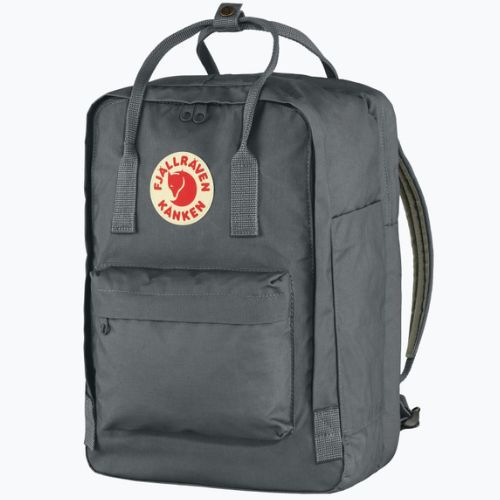 Fjällräven Kanken Раница за лаптоп 15  тъмно сива F23524