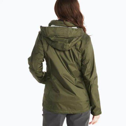 Дамско яке за трекинг Marmot Precip Eco green 46700