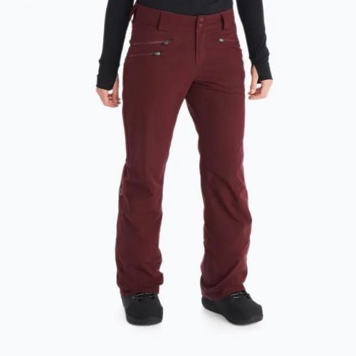 Дамски ски панталони Marmot Slopestar burgundy 79740