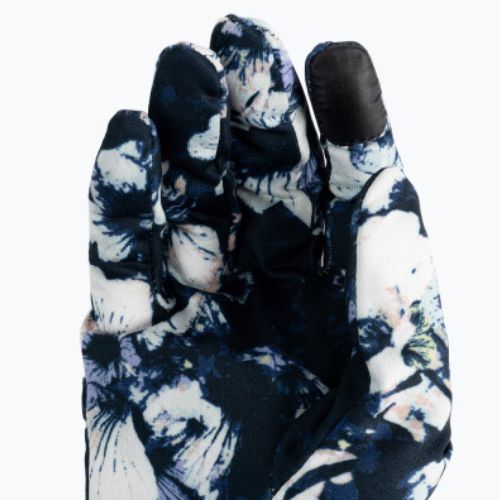 Дамски ръкавици за сноуборд ROXY Hydrosmart Liner 2021 true black black flowers