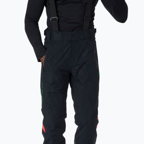 Мъжки ски панталони Rossignol Hero Course black/red