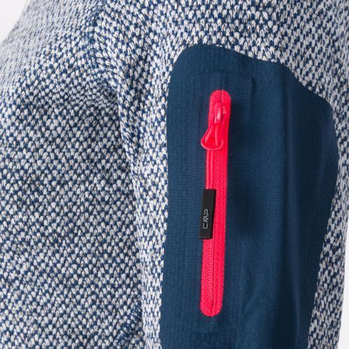 Дамски сив суитшърт от полар CMP 3H19826/02MM