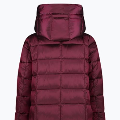 Дамско яке CMP Coat Fix Hood Down Jacket Maroon 32K3136