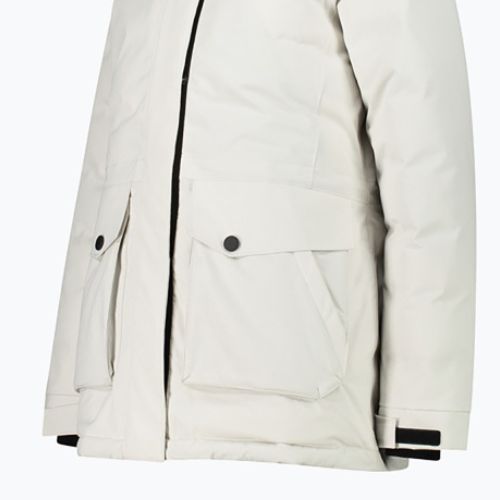 CMP Parka с цип и качулка за дъжд за жени White 32K3206F