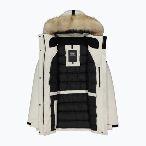 CMP Parka с цип и качулка за дъжд за жени White 32K3206F