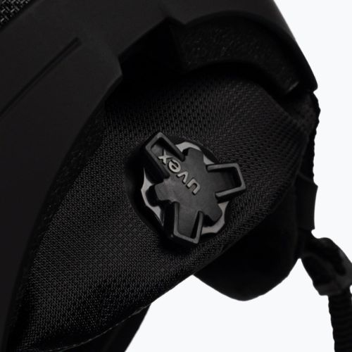 Ски каска UVEX Wanted Visor black matte/mirror red smoke