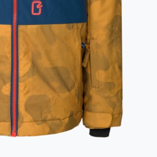 Детско яке за сноуборд Quiksilver Side Hit Orange EQBTJ03158