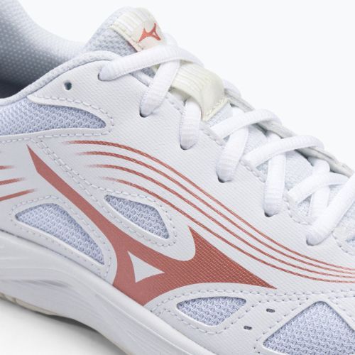 Дамски обувки за волейбол Mizuno Cyclone Speed 3 white/pink V1GC2180K36_36.0/3.5