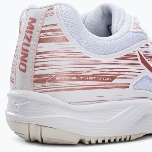 Детски обувки за хандбал Mizuno Stealth Star C бели X1GC2107K36