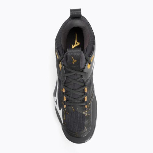 Мъжки обувки за волейбол Mizuno Wave Momentum 2 black oyster/mp gold/inrongat