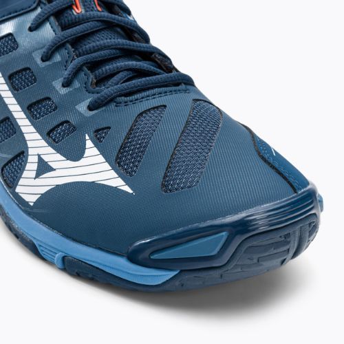 Мъжки обувки за волейбол Mizuno Wave Voltage navy blue V1GA216021