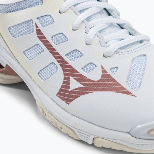 Дамски обувки за волейбол Mizuno Wave Voltage Mid white V1GC216536