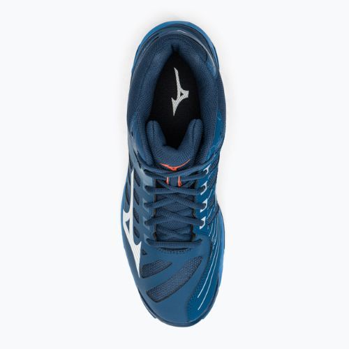 Мъжки обувки за волейбол Mizuno Wave Voltage Mid navy blue V1GA216521