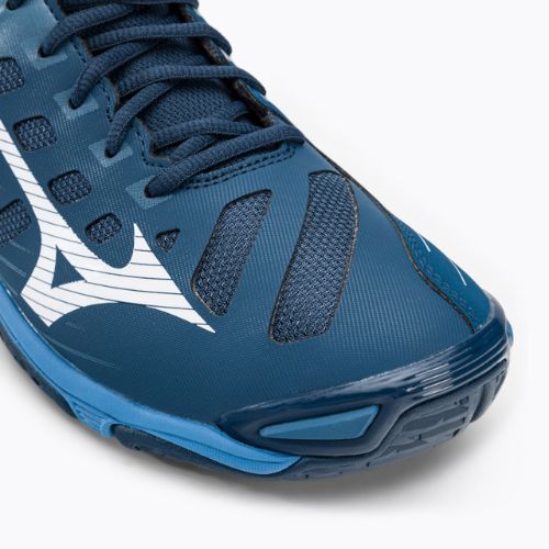 Мъжки обувки за волейбол Mizuno Wave Voltage Mid navy blue V1GA216521
