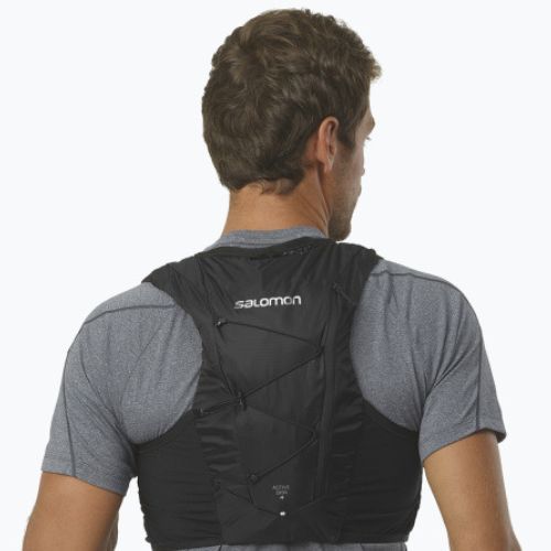 Salomon Active Skin 4 комплект раница за бягане черна