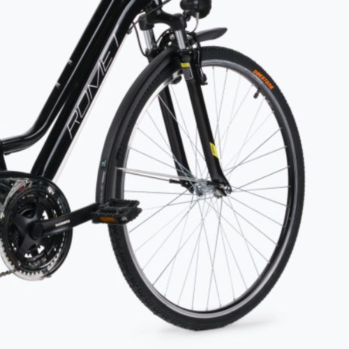 Дамски велосипед за трекинг Romet Gazela black/yellow R22A-TRE-28-19-P-468