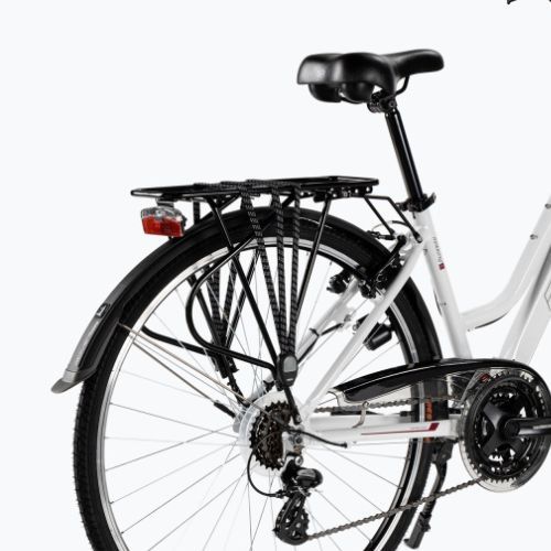 Дамски велосипед за трекинг Romet Gazela white-purple R23A-TRE-28-17-2866A