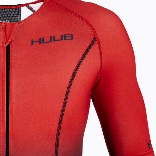 Мъжки костюм за триатлон HUUB Commit Long Course black/red COMLCS