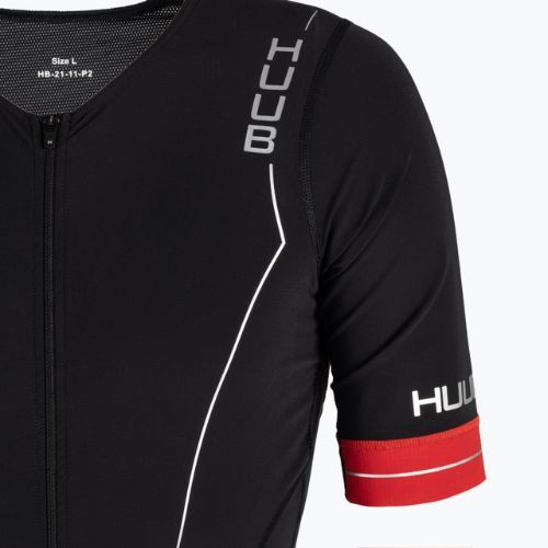 Мъжки костюм HUUB Race Long Course Tri Suit black/red