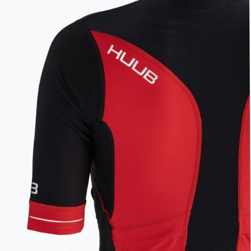 Мъжки костюм HUUB Race Long Course Tri Suit black/red