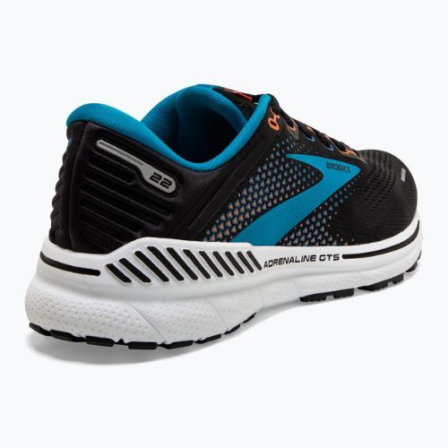 Мъжки обувки за бягане BROOKS Adrenaline GTS 22 black-blue 1103661D034