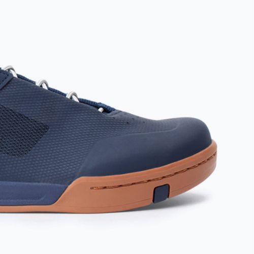 Мъжки обувки за колоездене на платформа Crankbrothers Stamp Lace тъмно синьо и кафяво CR-STL04281A105