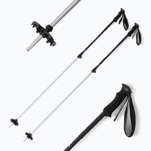 ATOMIC BCT Touring ски палки черни/сребърни AJ500573