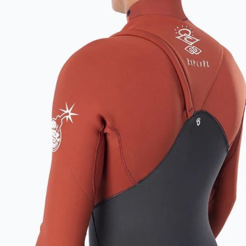 Мъжки бански Rip Curl E Bomb 2/2 mm Zip Free Grey-Red WSM8YE