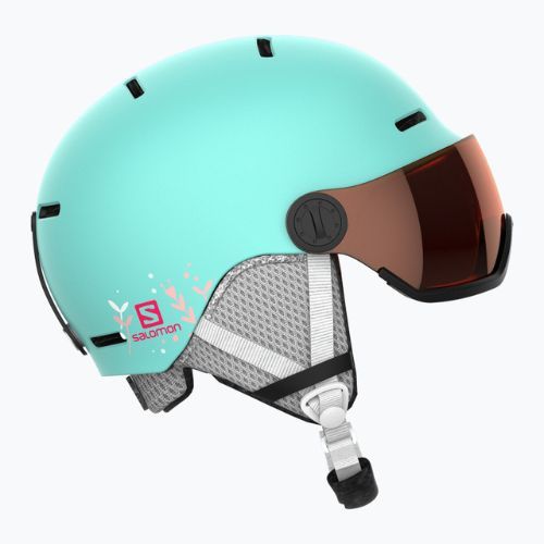 Детска ски каска Salomon Grom Visor S2 blue L40837000