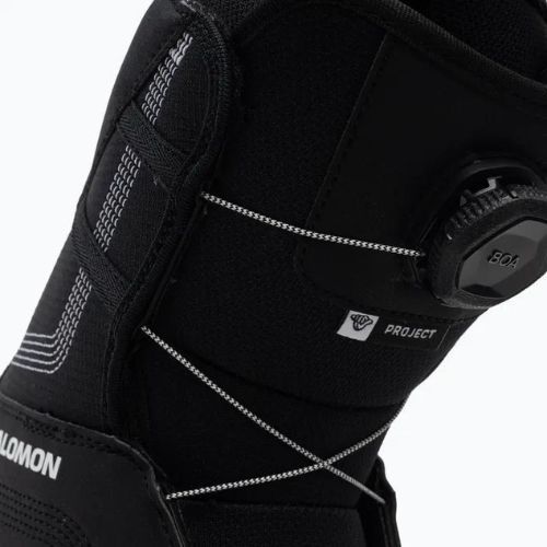 Детски ботуши за сноуборд Salomon Project Boa black L41681700