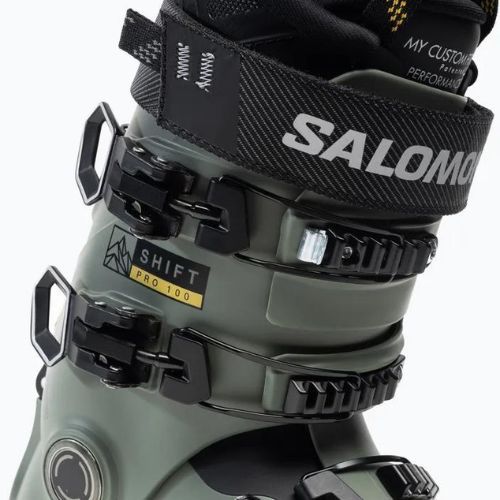 Мъжки ски обувки Salomon Shift Pro 100 AT oil green/solar power