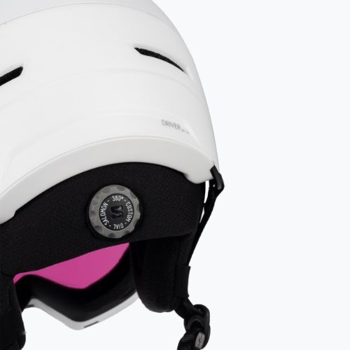 Ски каска Salomon Driver Pro Sigma бяла/черна бронзова