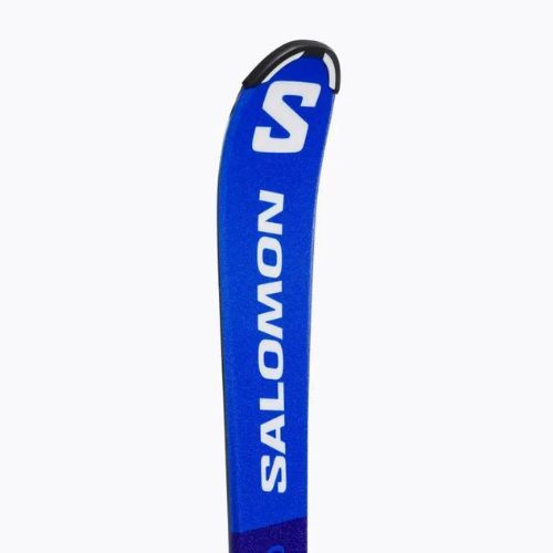 Детски ски за спускане Salomon S Race Jr. + C5 blue L47042100