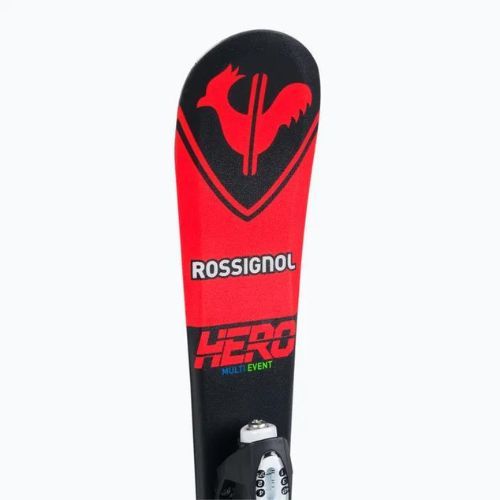 Детски ски за спускане Rossignol Hero Pro + Team 4 GW Black Bulk red