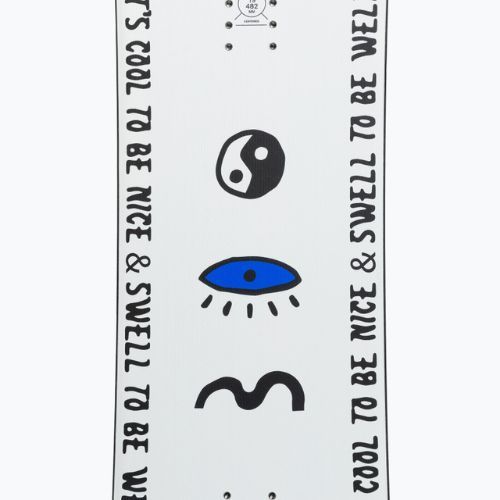 Дамски сноуборд RIDE Saturday white-blue 12G0018