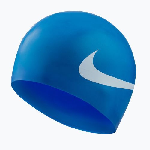 Nike Big Swoosh синя шапка за плуване NESS8163-494