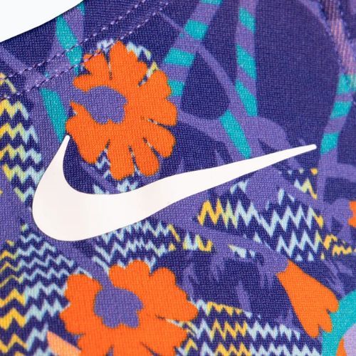 Дамски бански костюм от една част Nike Multiple Print Fastback лилав NESSC050-593