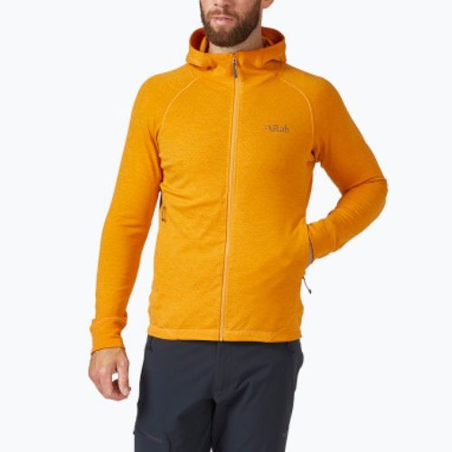 Мъжка блуза за преходи Rab Nexus Hoody оранжево QFF-70