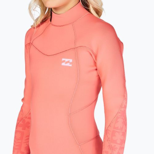 Детска пяна за плуване Billabong 4/3 Teen Synergy BZ vintage coral
