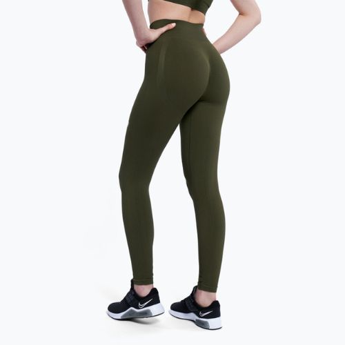 Дамски клинове за тренировка Gym Glamour Push Up Khaki 399