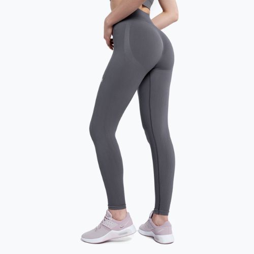 Дамски тренировъчни гамаши Gym Glamour Push Up Grey 400