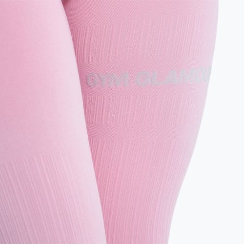 Дамски гамаши за тренировка Gym Glamour Push Up Candy Pink 408